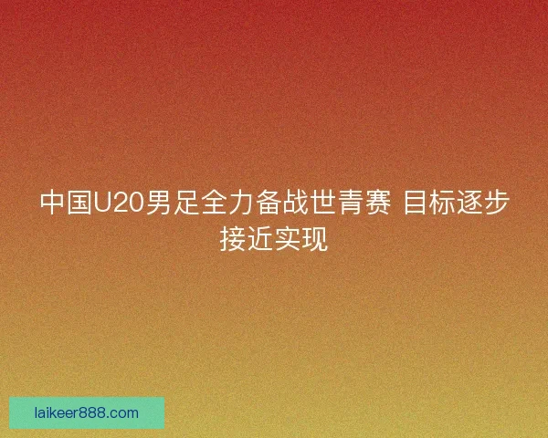 中国U20男足全力备战世青赛 目标逐步接近实现